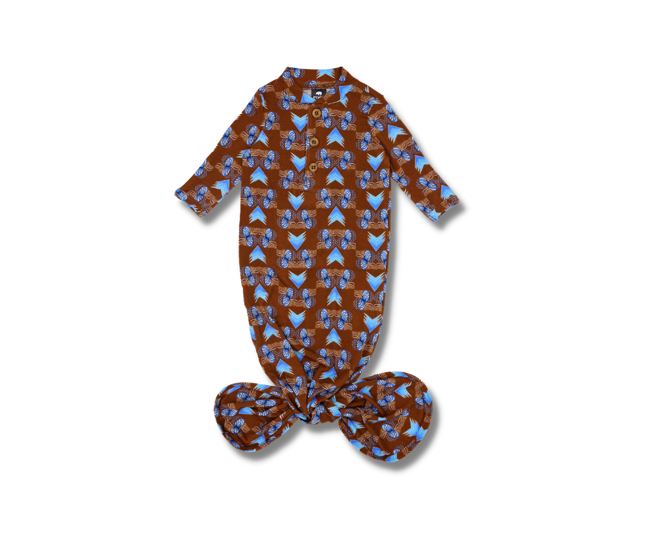Harmony Knot Gown | Adjustable 0-3 Month Baby Gown
