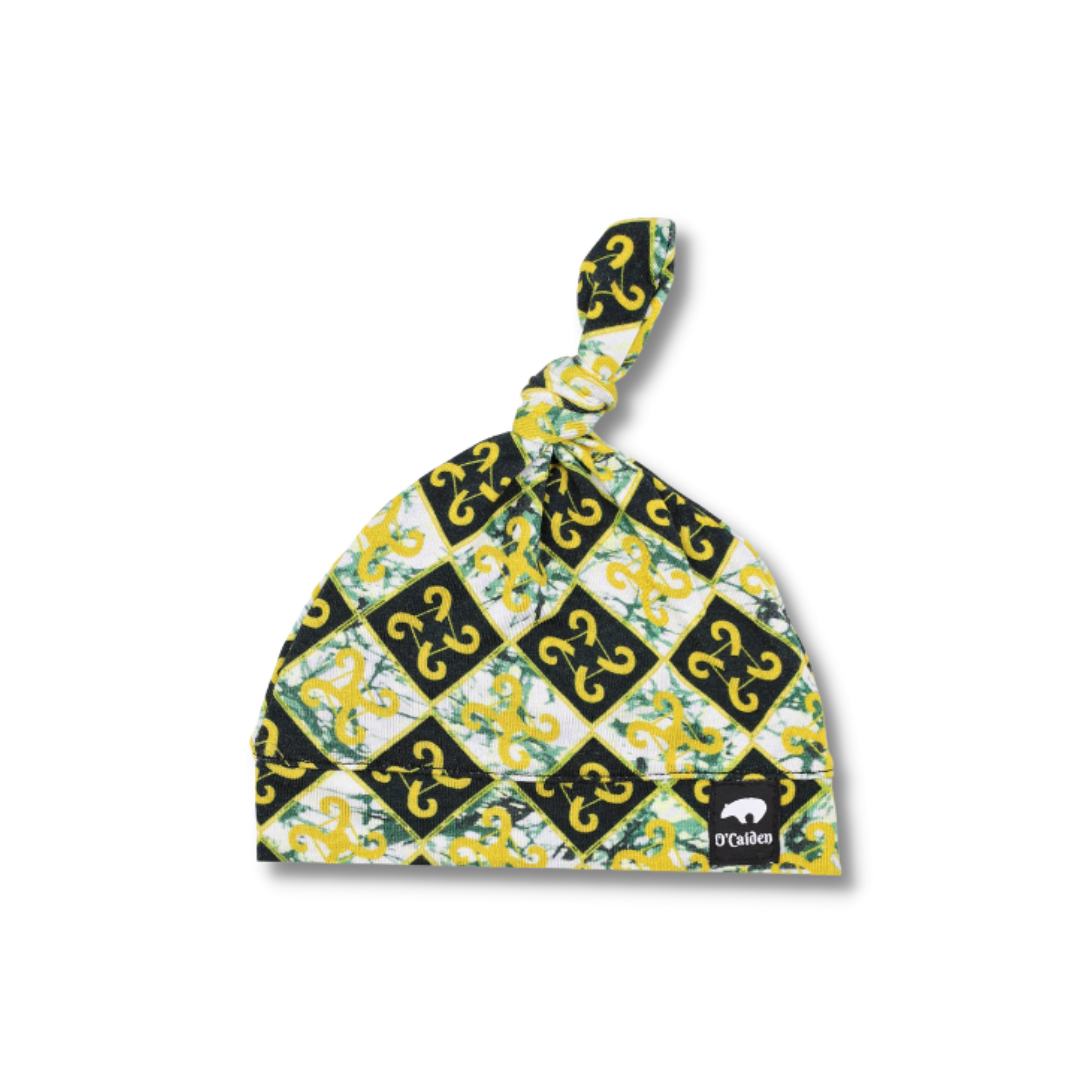 Newborn to 3 Month Top Knot Hat – Adjustable