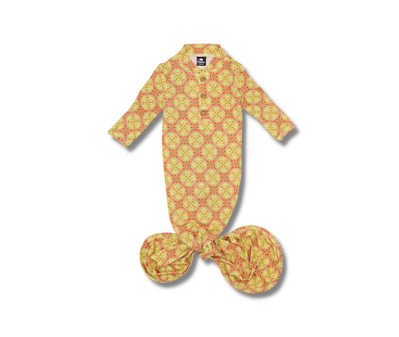 Savannah Knot Gown | Soft & Adjustable Newborn Sleepwear