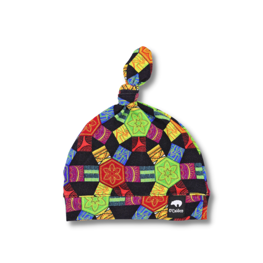 Solana Hat | Soft & Adjustable Top Knot Baby Hat