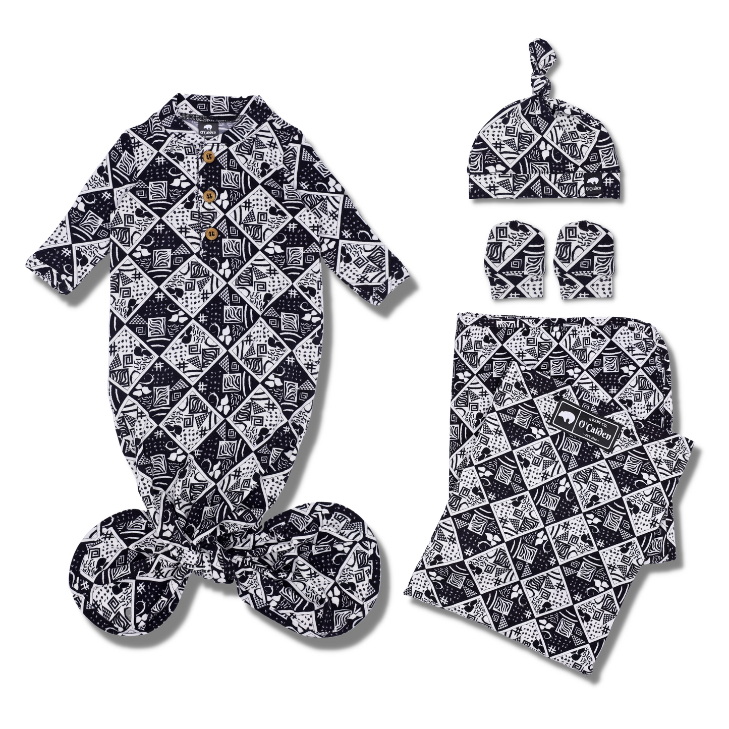 Unity Gift Set | Swaddle Blanket, Nursing Cover & Baby Essentials