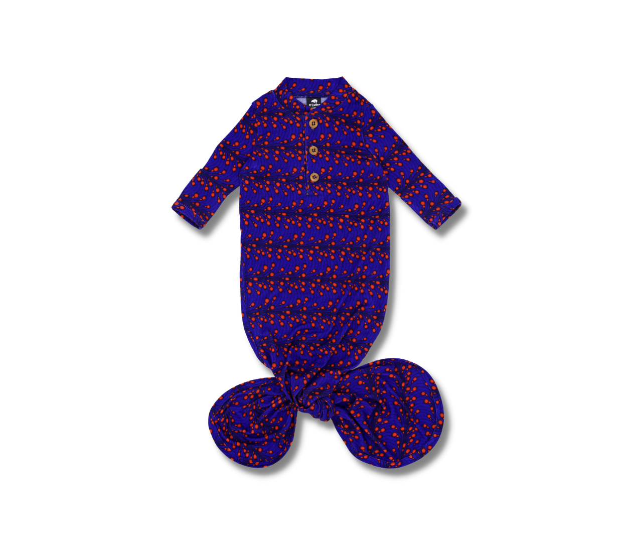 Zuri Knot Gown | Adjustable 0-3 Month Baby Sleepwear
