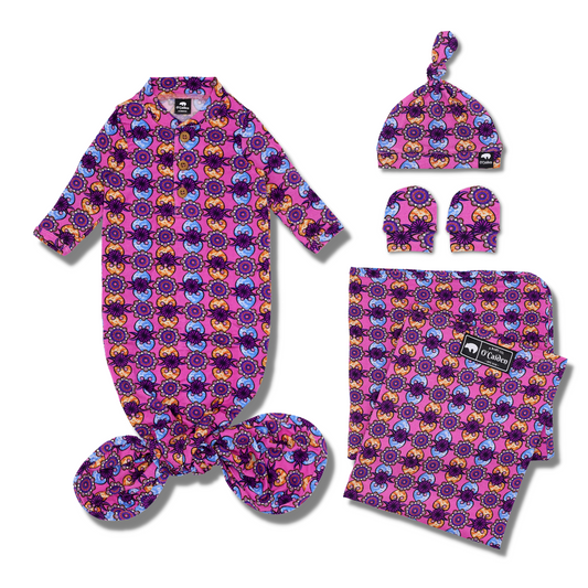 Sahara Gift Set | Swaddle Blanket, Nursing Cover & Baby Essentials